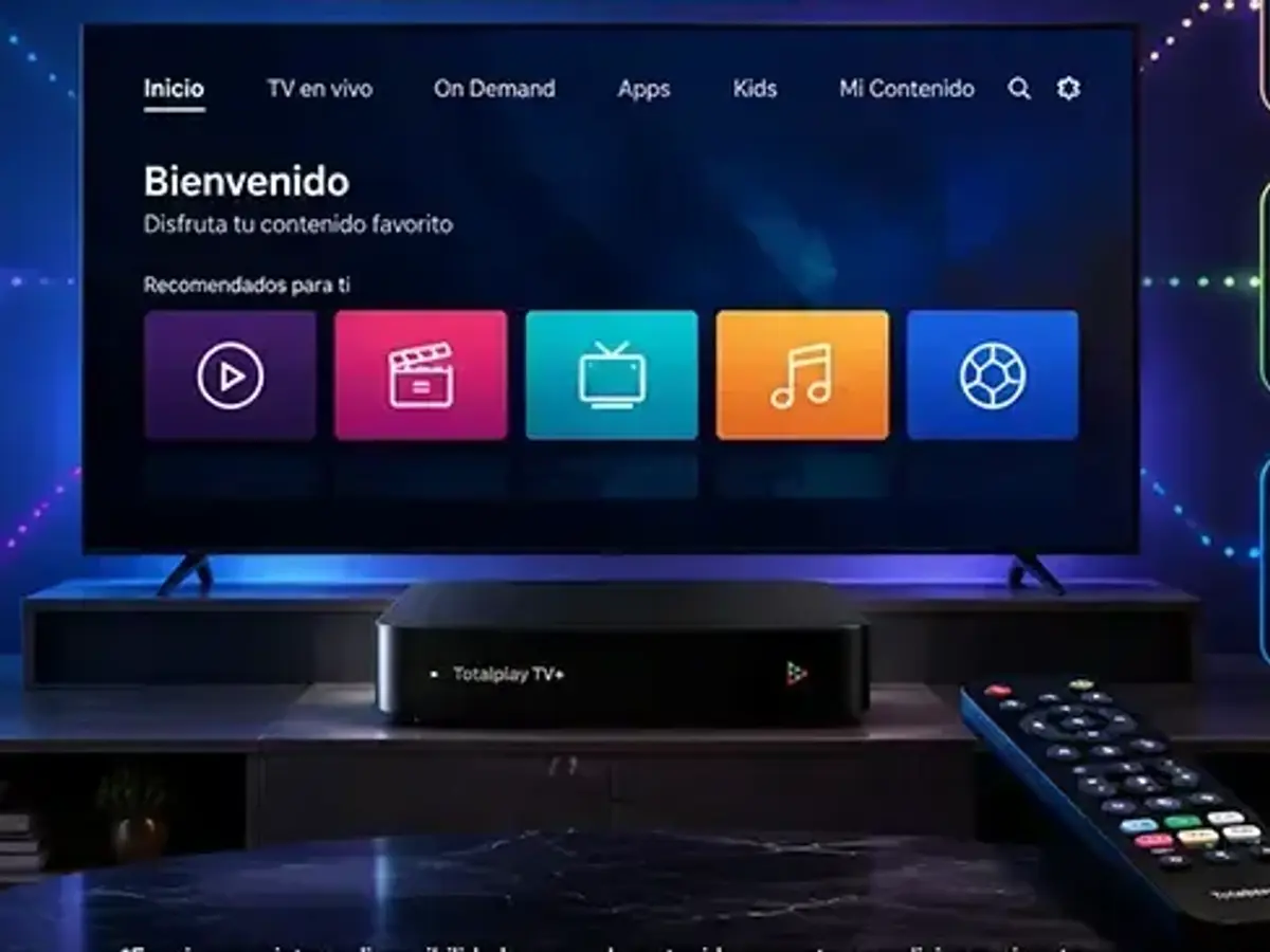 Imagen decodificador Totalplay TV+: características y funciones principales