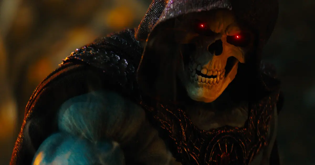 Skeleton viendo fijamente